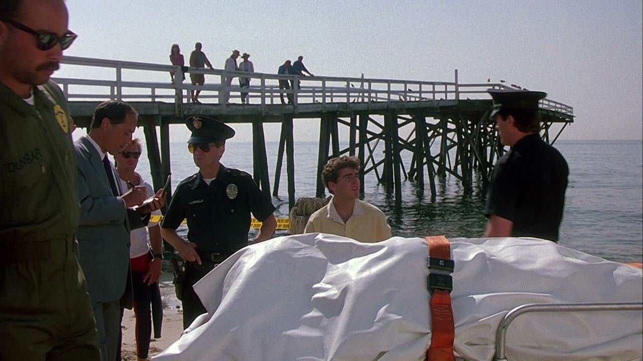 The body is found by the pier