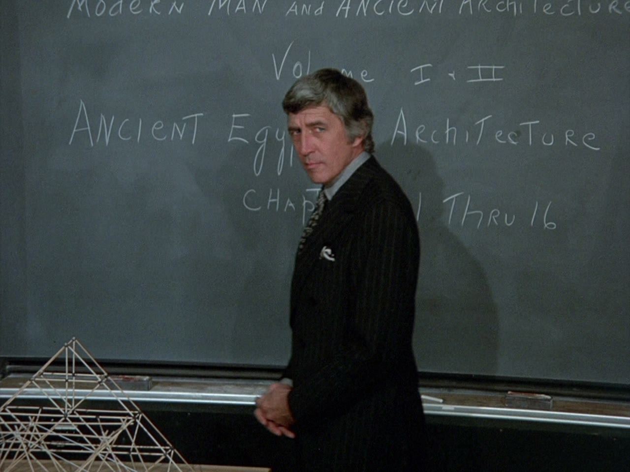 Markham lecturing: he is good at explaining why he is right