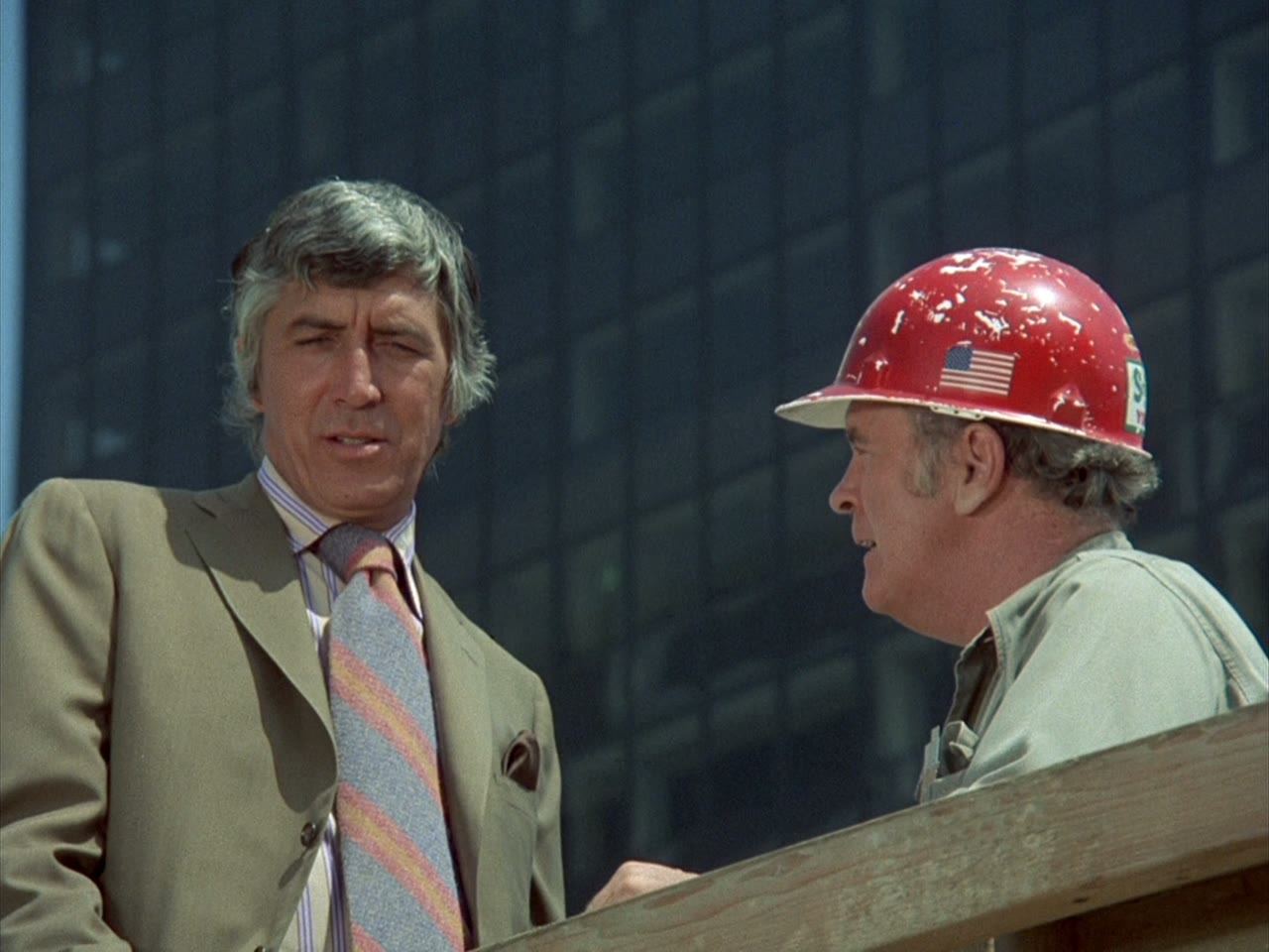 Architect Elliot Markham and his backer Beau Williamson on site