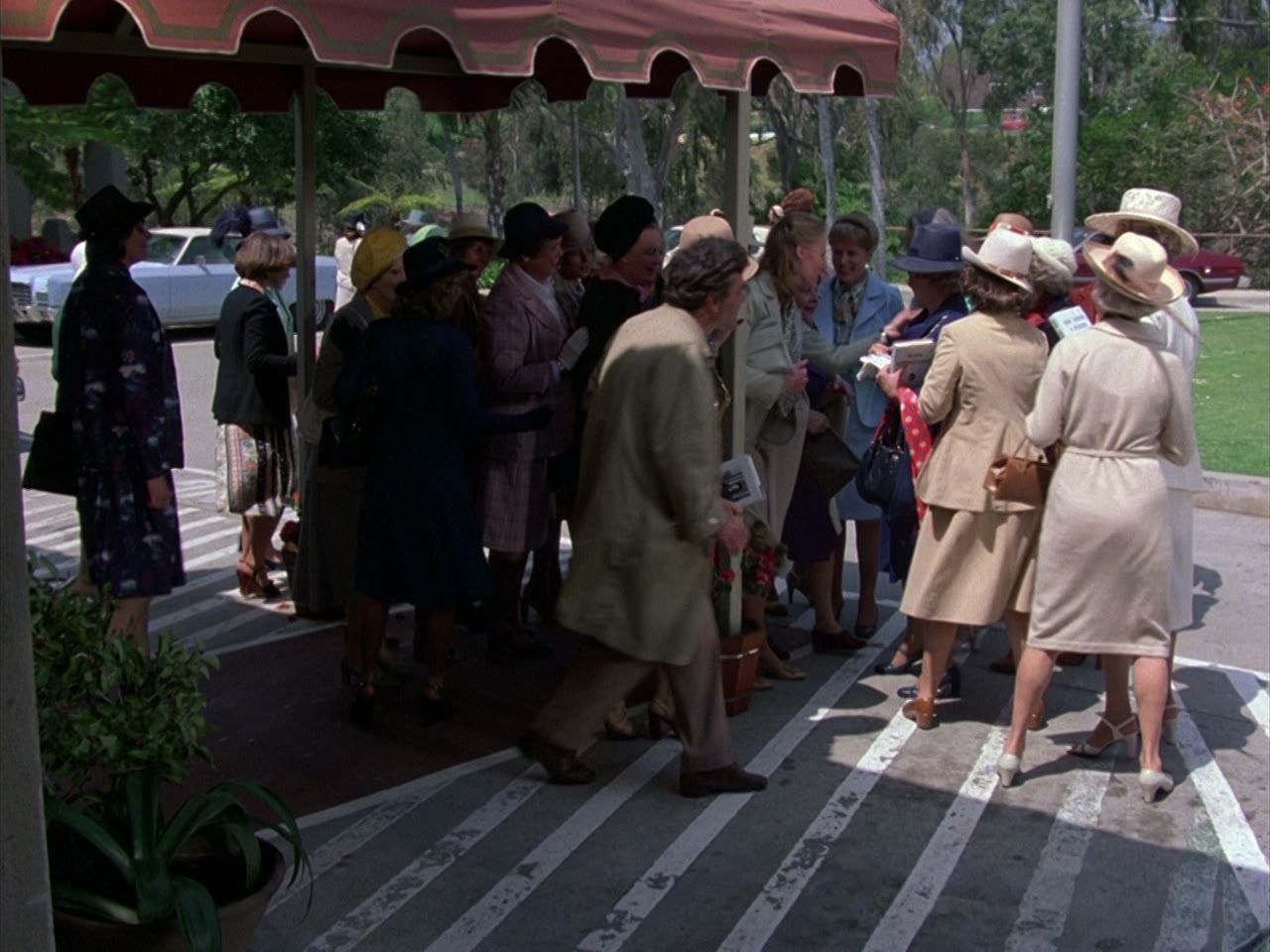 The readers queue for a signature