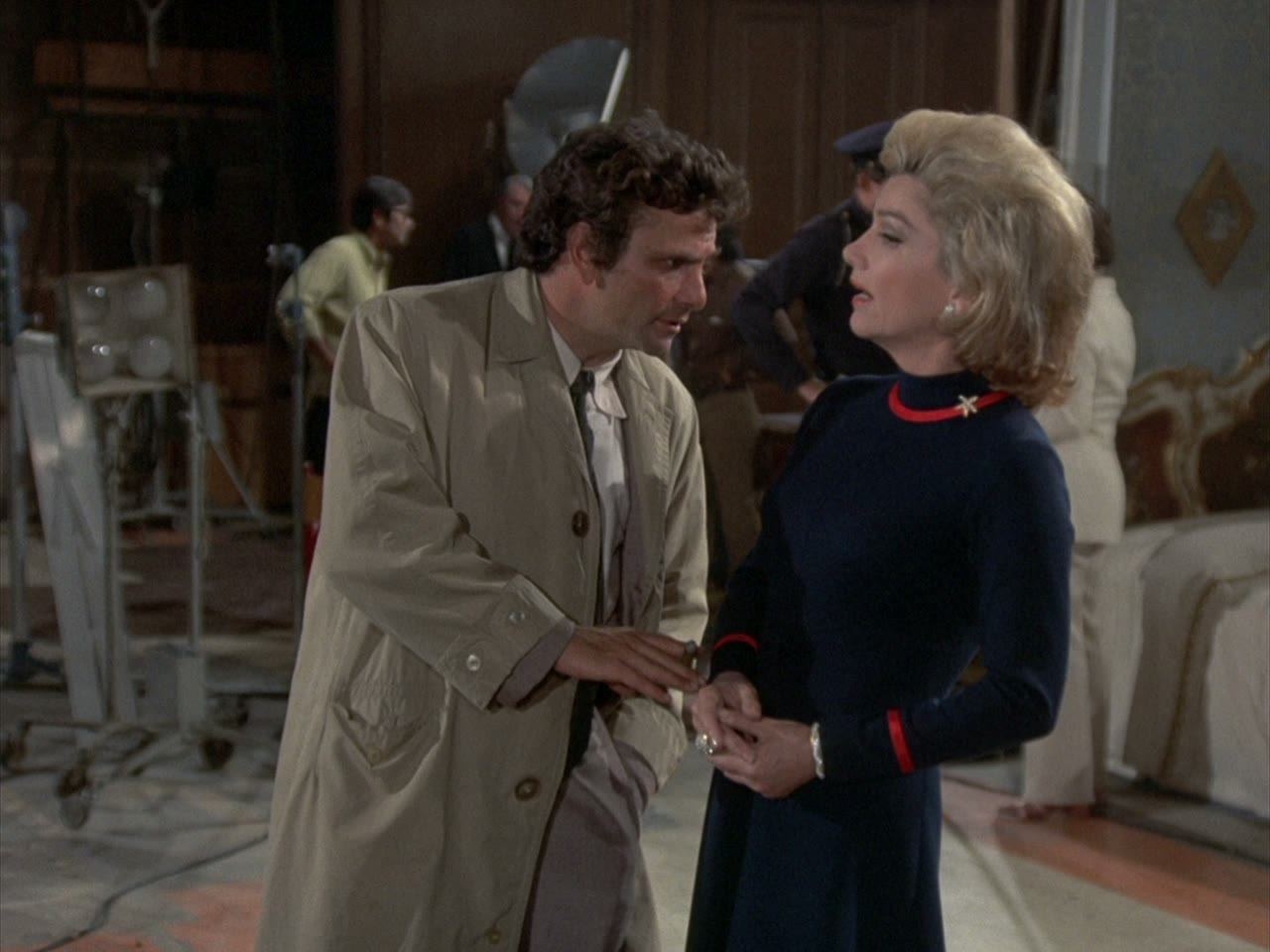 The lieutenant asks his questions as if apologising