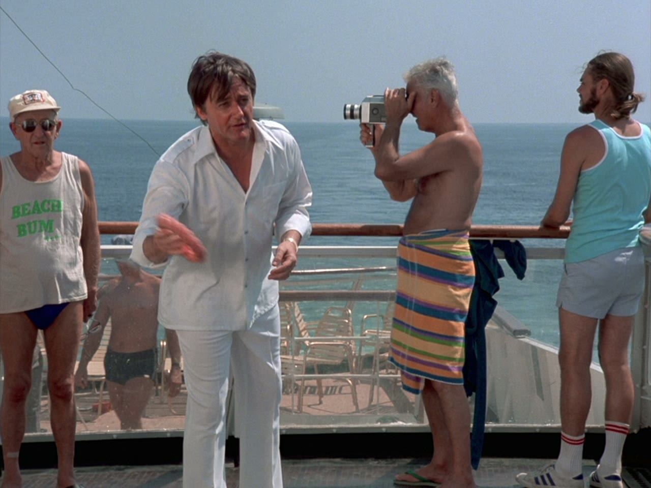 A cruise liner: the lieutenant's holiday did not last long