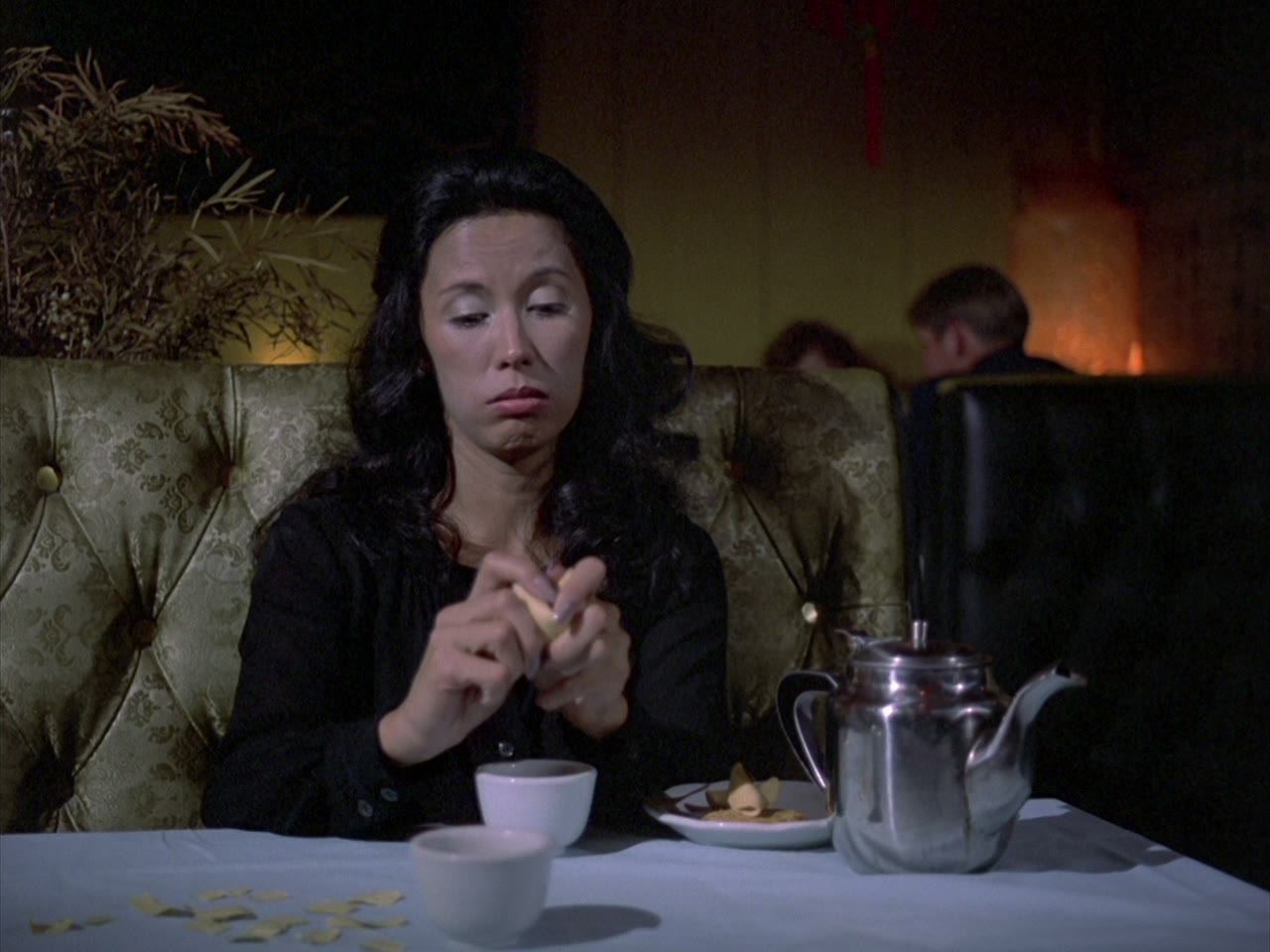 A conversation at a table where the food is only a pretext